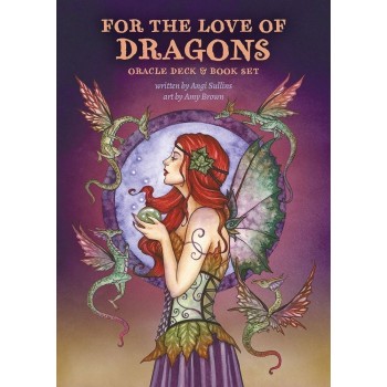 For The Love Of Dragons Oracle kortų ir knygos rinkinys US Games Systems