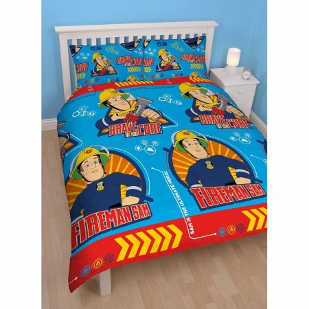 "Fireman Sam" dvigulės patalynės komplektas (dvipusis)