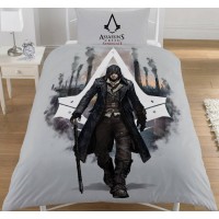 "Assassins creed" dvipusės patalynės komplektas (vienvietis)