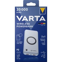 Varta Wireless Power bank-charger Energy 20000mAh išorinė baterija (powerbank)-pakrovėjas
