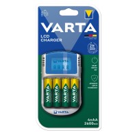 Varta LCD charger 57070 su 4xAA Baterijų įkroviklis