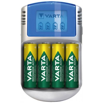 Varta LCD charger 57070 su 4xAA Baterijų įkroviklis
