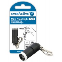 everActive Mini Flashlight FL15 raktų pakabukas-žibintuvėlis (juodas) 