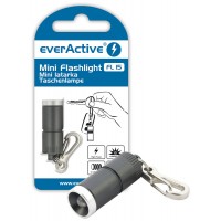 everActive Mini Flashlight FL15 raktų pakabukas-žibintuvėlis (pilkas) 