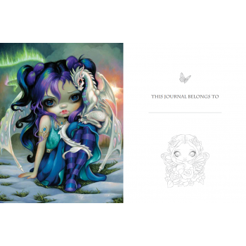 Jasmine Becket-Griffith writing and creativity Journal užrašinė Blue Angel