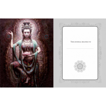 Kuan Yin Oracle journal užrašinė Blue Angel