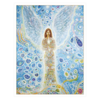 Angels writing, healing and creativity journal užrašinė Blue Angel