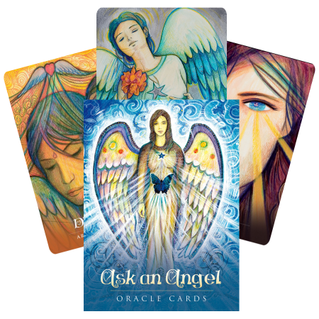 Ask an Angel Oracle kortos Blue Angel