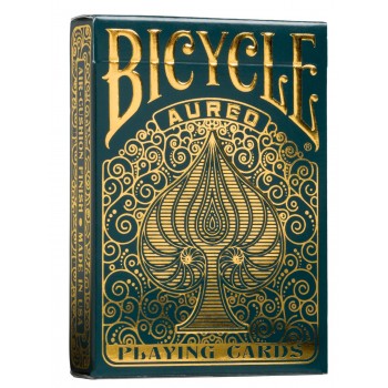 Bicycle Aureo green žaidimo kortos