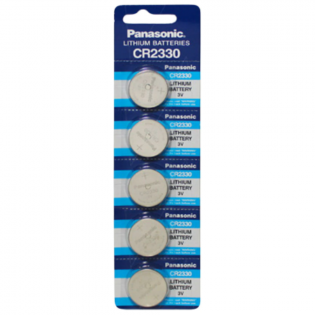 Panasonic CR2330 3V ličio baterijos 5 vnt.