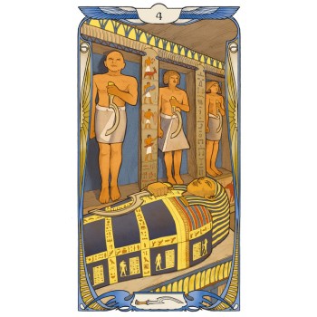 Egyptian Art Nouveau Tarot kortos Lo Scarabeo
