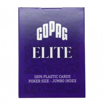 1546 Elite Poker size - Jumbo index žaidimo kortos (purpurinės) Copag 