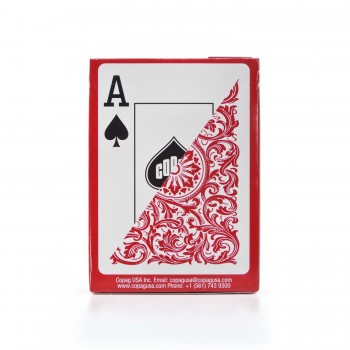 1546 Elite Poker size - Jumbo index žaidimo kortos (raudonos) Copag 