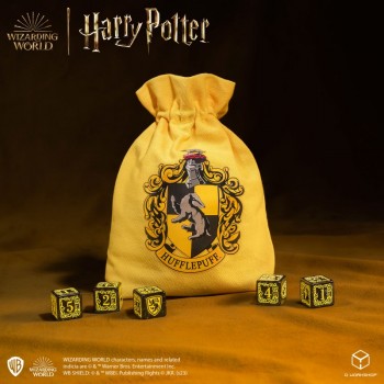 Harry Potter. Hufflepuff Dice & Pouch kauliukų ir maišelio rinkinys