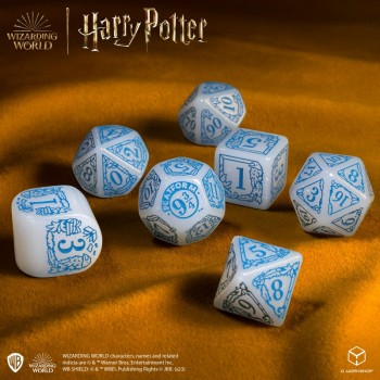 Harry Potter. Ravenclaw Modern Dice kauliukų rinkinys (baltos sp.)