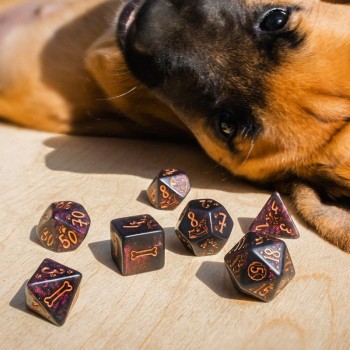 DOGS Dice Set: Luna kauliukų rinkinys