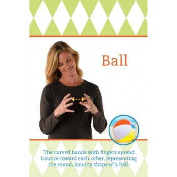 Baby Sign Language Flash (ASL) gestų kortelės Hay House