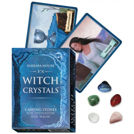 Witch Crystals Casting Stones for Divination and Magic rinkinys Lo Scarabeo