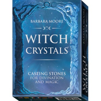 Witch Crystals Casting Stones for Divination and Magic rinkinys Lo Scarabeo