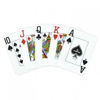 1546 Elite Poker size - Jumbo index žaidimo kortos dviguba kaladė (auksinės ir juodos) Copag 