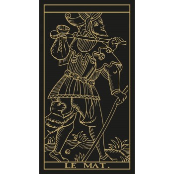 Marseille Tarot kortos aukso ir juodos sp. leidimas Lo Scarabeo