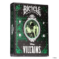 Bicycle Disney Villains žaidimo kortos (žalios)