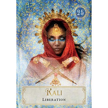 Goddess Power Oracle kortos Hay House (mažesnė versija)