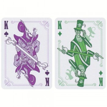 Bicycle Disney Villains žaidimo kortos (violetinės)