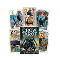 Crow Tarot kišeninio dydžio leidimo kortos US Games Systems