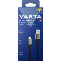 Varta Speed Charge & Sync Cable USB A - USB Type C 57935 laidas