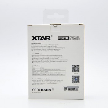 XTAR PB2SL Baterijų įkroviklis