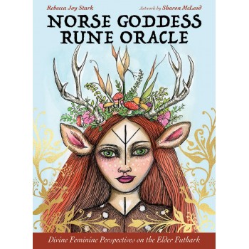 Norse Goddess Rune Oracle kortos Blue Angel
