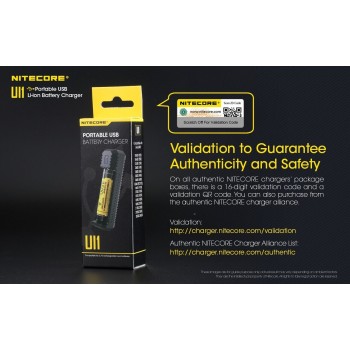 Nitecore UI1 Portable USB Intelligent Universal Baterijų įkroviklis 