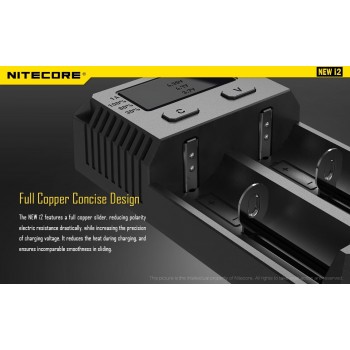 Nitecore New I2 Intellicharger Baterijų įkroviklis 