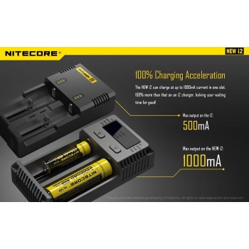 Nitecore New I2 Intellicharger Baterijų įkroviklis 