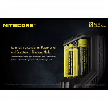 Nitecore i8 Intelligent Universal Baterijų įkroviklis 