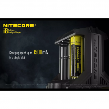 Nitecore i8 Intelligent Universal Baterijų įkroviklis 