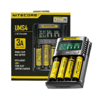 Nitecore UMS4 Intelligent USB Superb Baterijų įkroviklis 