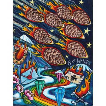 Bonefire Tarot Kortos 2-asis Leidimas Schiffer Publishing