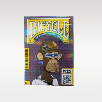 Bicycle Bored Ape #1227 žaidimo kortos
