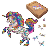 Unicorn Dėlionė Iš Medžio M Dydis (160 detalių) Fantasy Puzzles