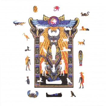 Bastet Dėlionė Iš Medžio M Dydis (150 detalių) Fantasy Puzzles