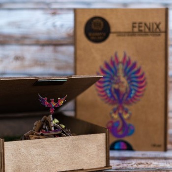Fenix Dėlionė Iš Medžio M Dydis (130 detalių) Fantasy Puzzles