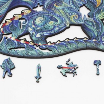 Dragon Dėlionė Iš Medžio L Dydis (300 detalių) Fantasy Puzzles