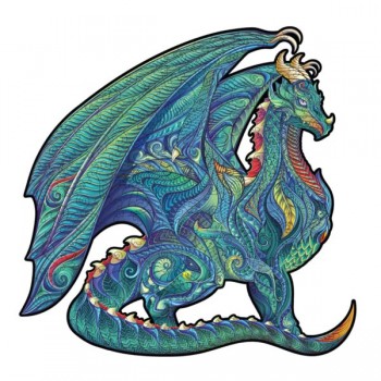 Dragon Dėlionė Iš Medžio XL Dydis (870 detalių) Fantasy Puzzles