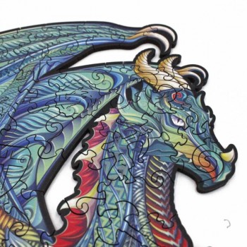 Dragon Dėlionė Iš Medžio XL Dydis (870 detalių) Fantasy Puzzles