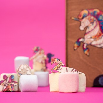 Unicorn Dėlionė Iš Medžio XL Dydis (600 detalių) Fantasy Puzzles