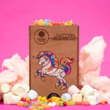 Unicorn Dėlionė Iš Medžio XL Dydis (600 detalių) Fantasy Puzzles