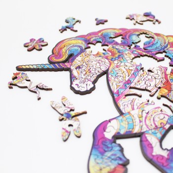 Unicorn Dėlionė Iš Medžio XL Dydis (600 detalių) Fantasy Puzzles