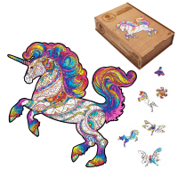 Unicorn Dėlionė Iš Medžio XL Dydis (600 detalių) Fantasy Puzzles